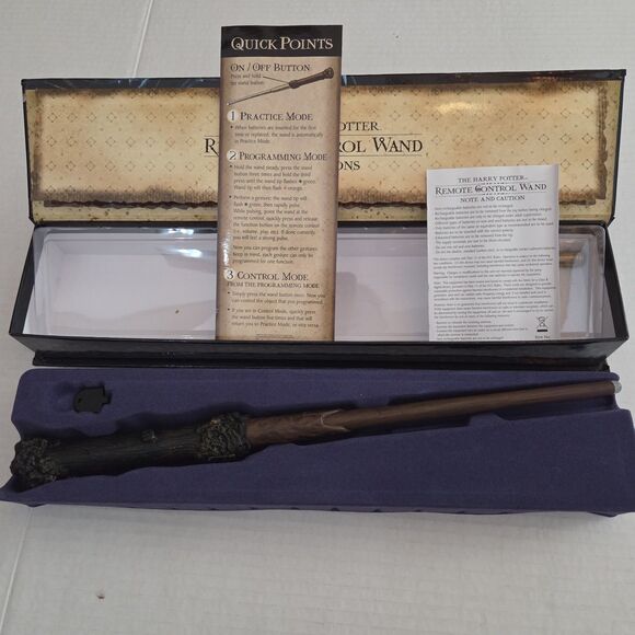 The Noble Collection The Harry Potter TV Remote Control Wand Magic Wizard - Picture 7 of 14